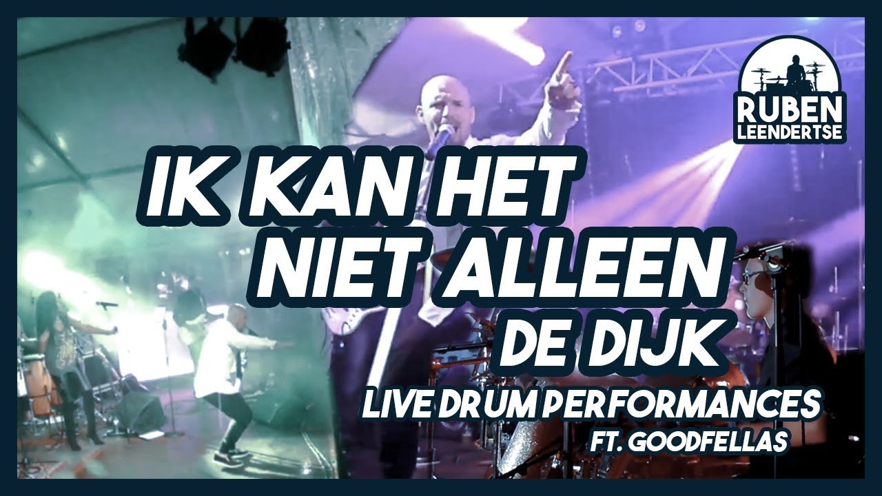 IK KAN HET NIET ALLEEN /DE DIJK - Live drum performance - YouTube