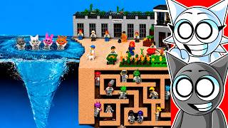MAXIMUM SECURITY PRISON vs VORTEX (Lego)