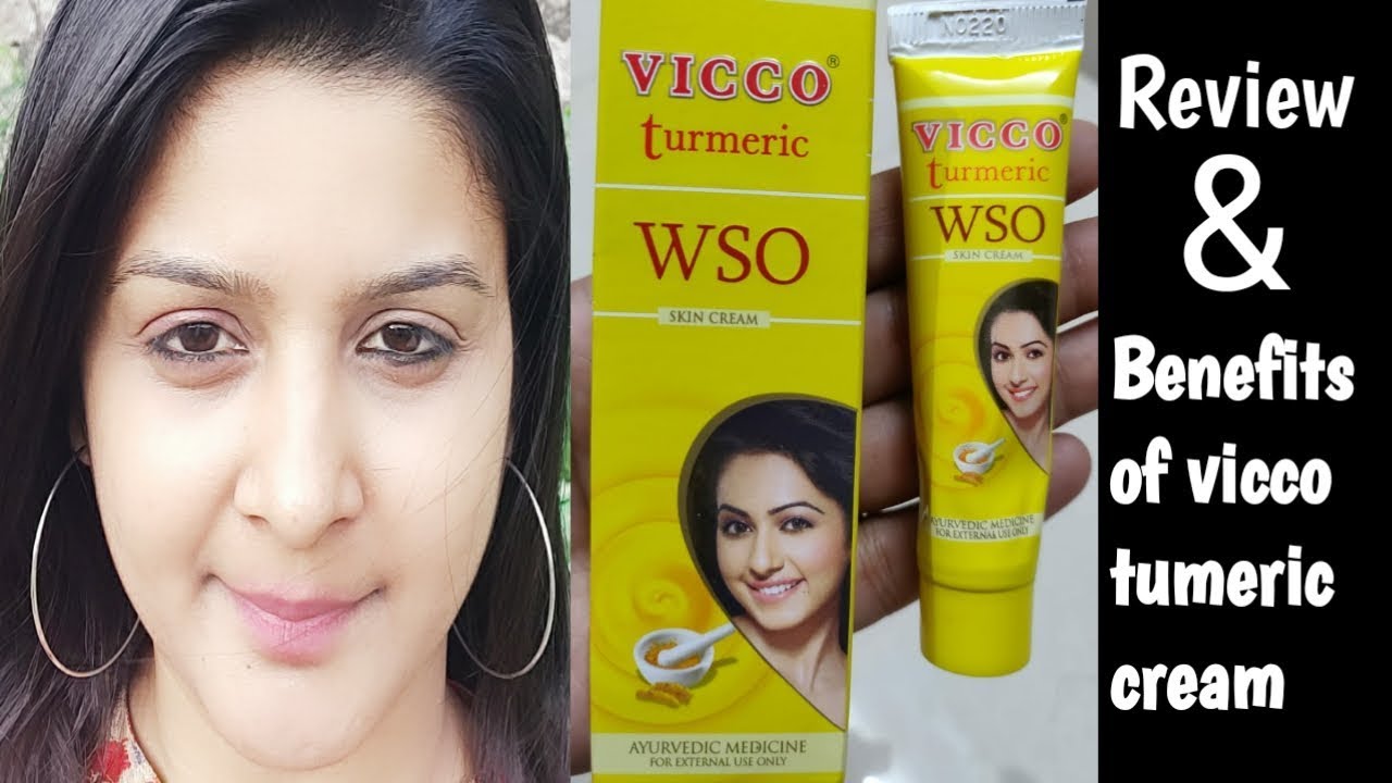 Vicco turmeric wso cream review  Benefits of Vicco turmeric cream in hindi