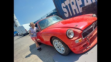 Introducing out MGB V8 racecar (to be). And last minute @AmericanSpeedfest prep for TVR