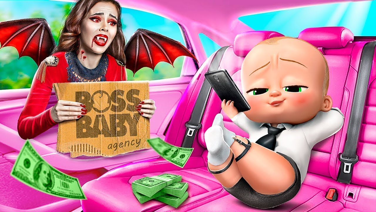 BOSS BABY Possde une Agence DAdoption  Sirne et Vampire Adoptent Baby Boss