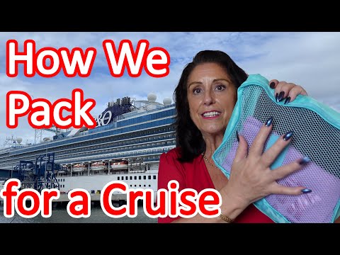 Packing for a Cruise - How We Pack Using Packing Cubes and How Easy it is to Unpack Video Thumbnail