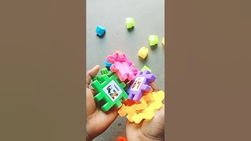 colorfull building blocks reversing  ASMR video #asmr #trending #viral #satisfying #reverse #shorts