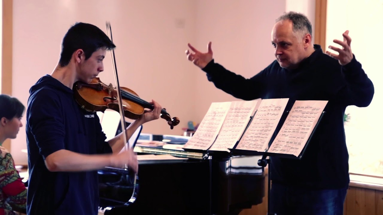 Miguel Negri Violin Masterclass: Novacek Perpetum Mobile