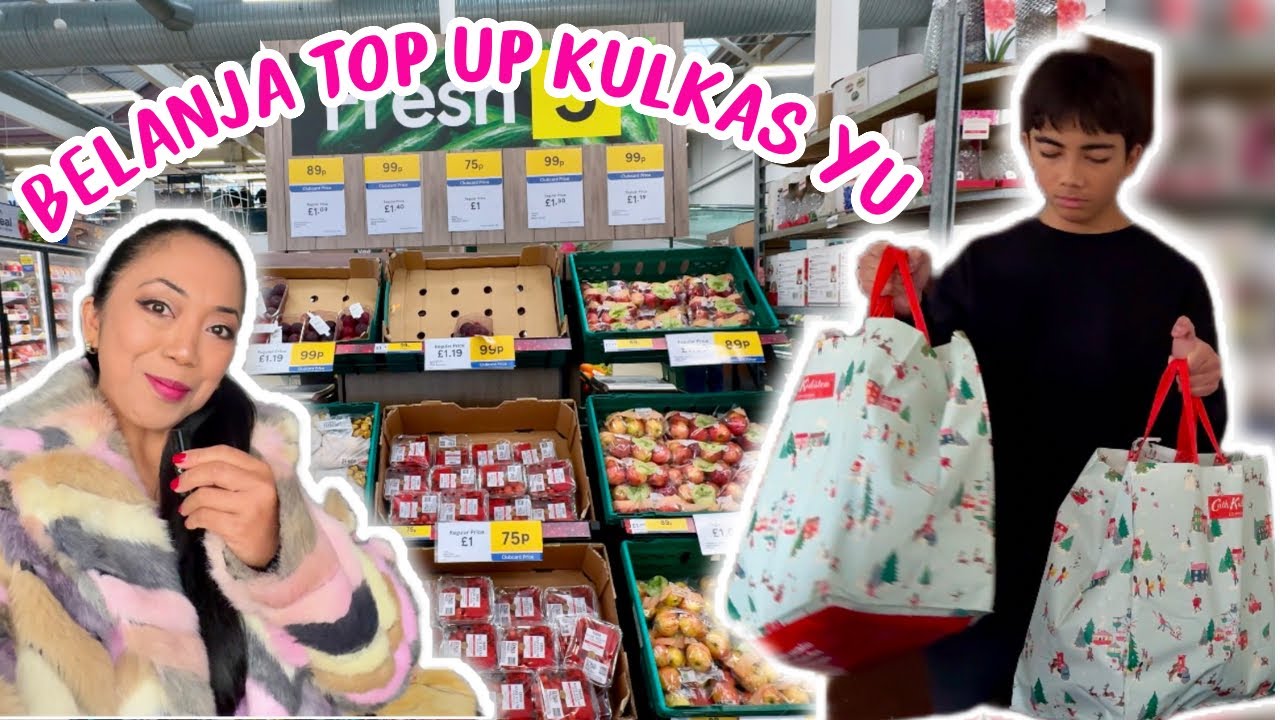 BELANJA MENJELANG NATAL, SUPERMARKET DI INGGRIS PENUHHHH