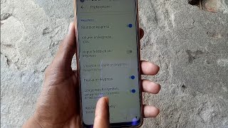 What is the long press for symbols setting in mobile