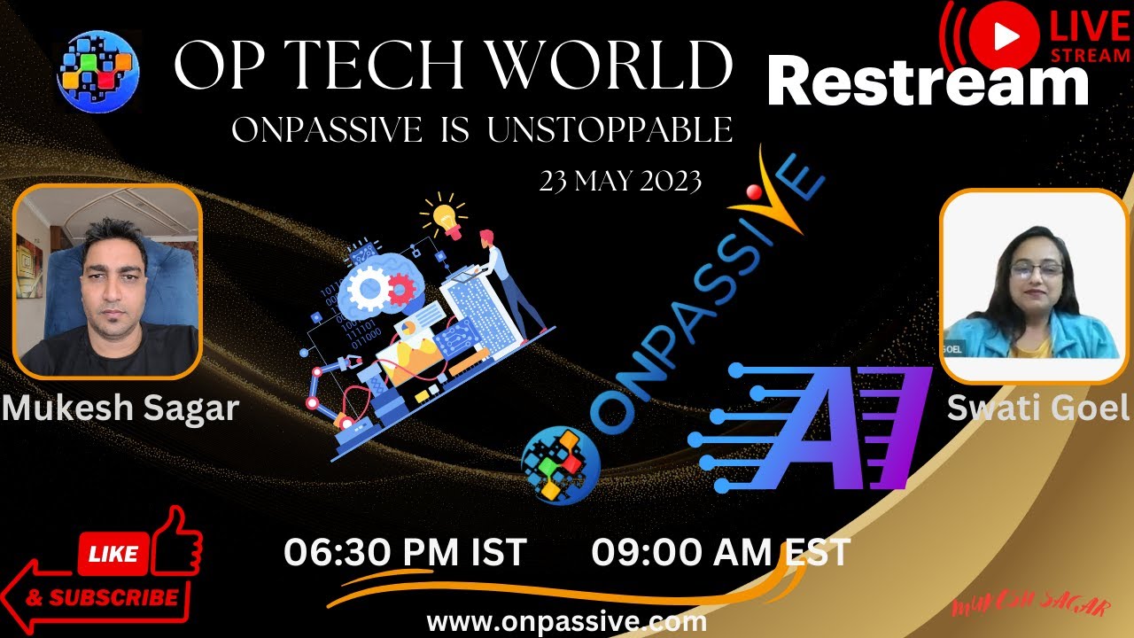 OP TECH WORLD - ONPASSIVE IS UNSTOPPABLE ! #ONPASSIVE, - YouTube