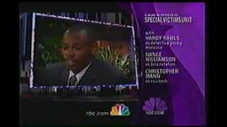 Law & Order: SVU NBC Split Screen Credits