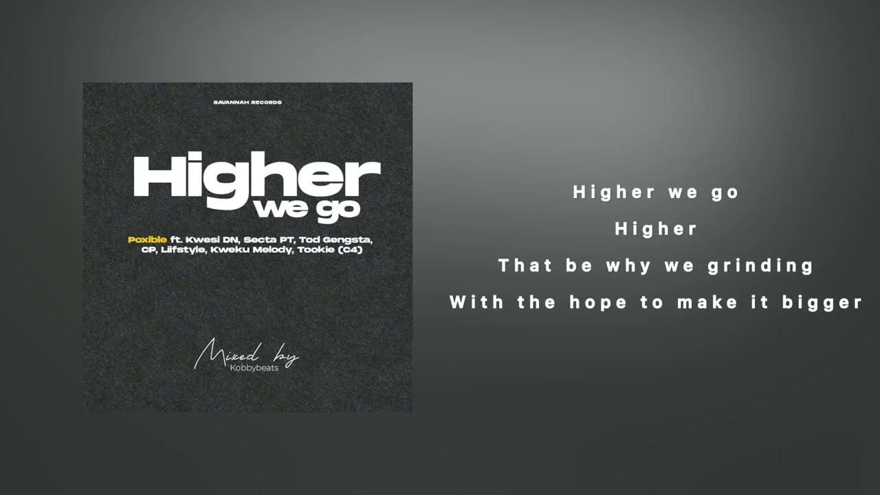 YouTubeでHigher We Go (Official Lyrics Video)を視聴 YouTubeでHigher We Go (Official Lyrics Video)を視聴