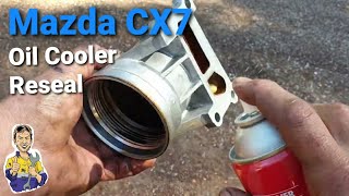 Mazda CX7 oil cooler gasket replacement 2008 Mazda Cx7 Oil Filter Housing Gasket Replacement