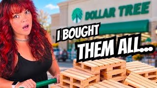 Full I Turned a Whole CASE of Dollar Tree Pallets into High-End Decor! Guide
