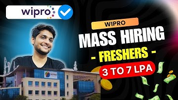 WIPRO ELITE OFF CAMPUS 2024 HIRING | Wipro Hiring Program 3.5 LPA - 25000 Bonus