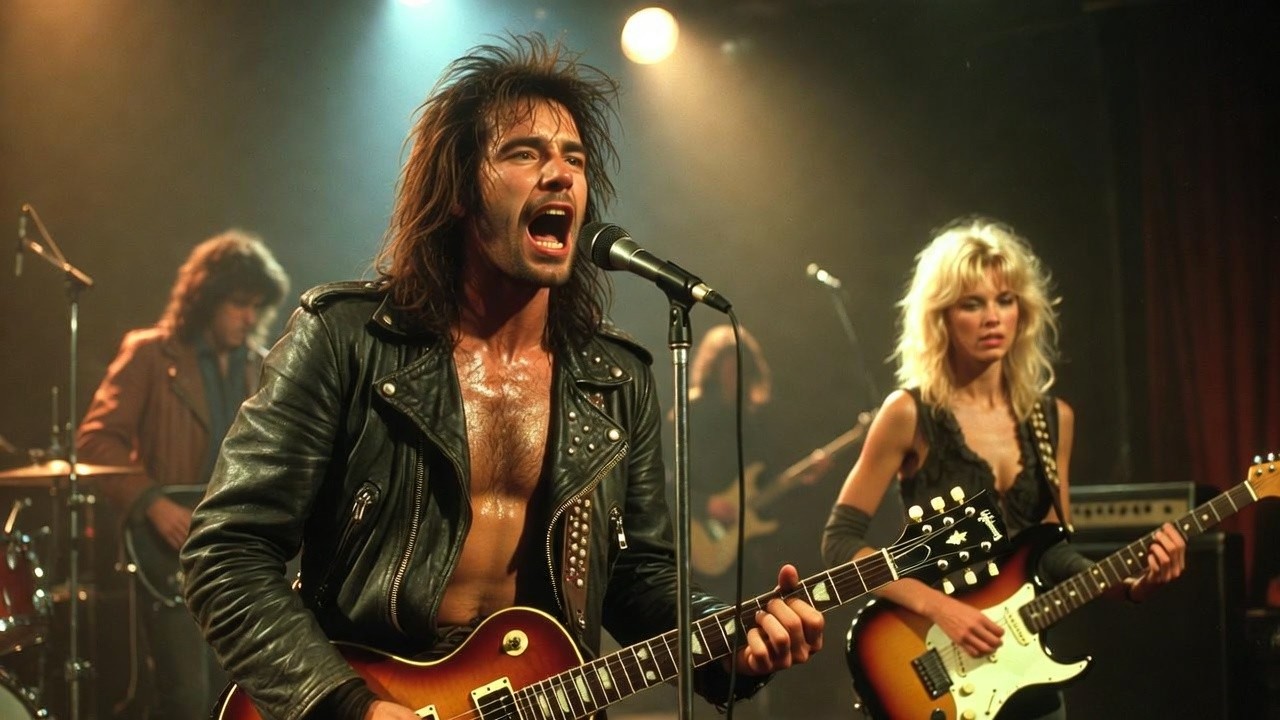 I Can't Sleep Without You 80s Rock Ballad Lyrics | Official Music Video