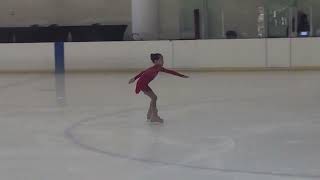 Adalyn Liu, 3rd Place, Basic 3, 2022 Memorial Trophy Skating Compitition