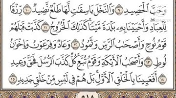 #سورة_ق بصوت القارئ حمزة بلخضري