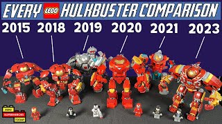 EVERY LEGO Hulkbuster Comparison (76031, 76104, 76124, 76164, 76194, 76247)
