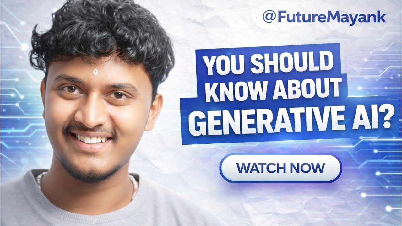 Generative AI Explained in 3 Minutes | For Beginners & Students - YouTube