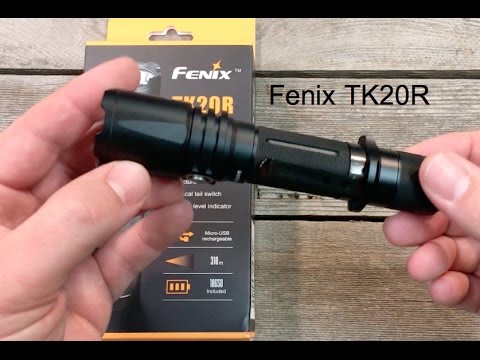 Fenix TK20R Rechargeable Tactical LED Flashlight - Micro USB Rechargeable