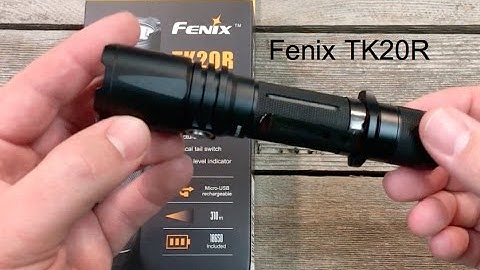 Fenix TK20R Rechargeable Tactical LED Flashlight - Micro USB Rechargeable