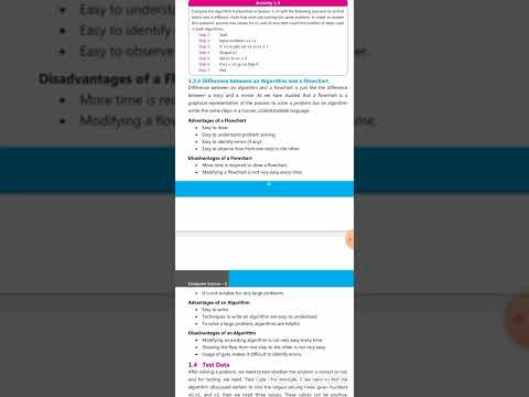 advantages and disadvantages of Algorithm and flowchart