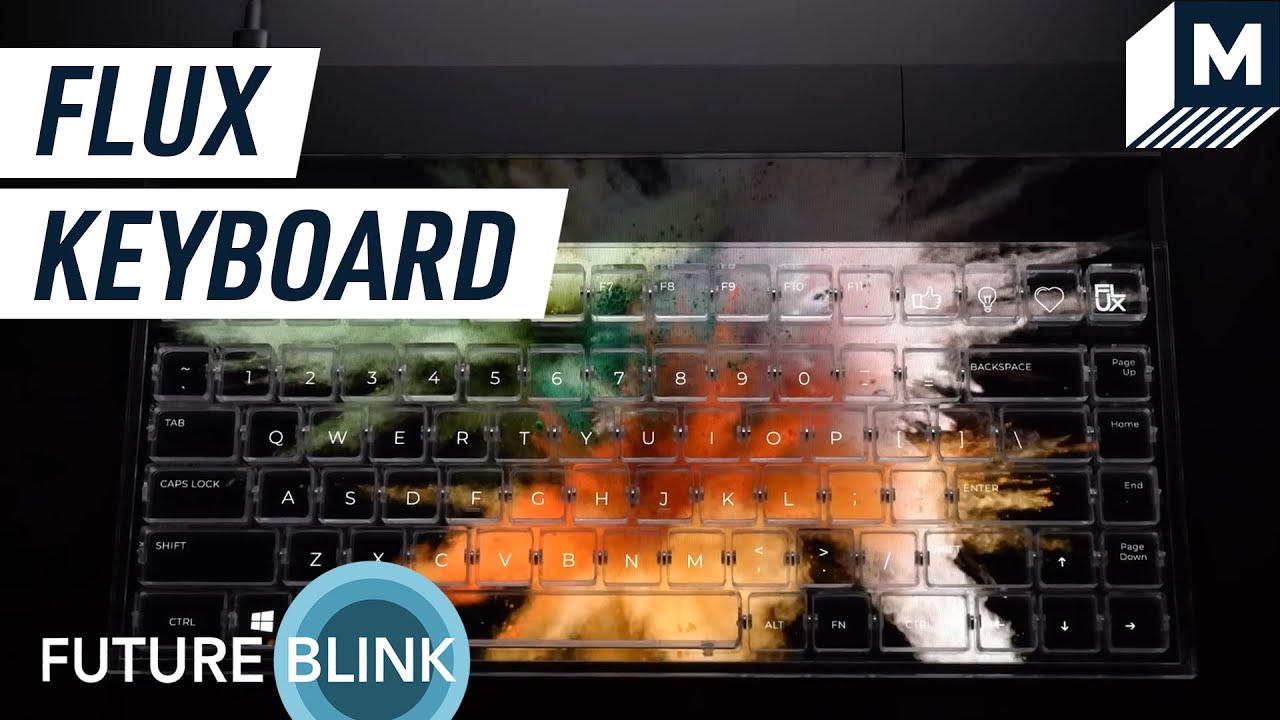 Flux Keyboard - A transparent keyboard with integrated display that adapts  to its user - Newsshooter