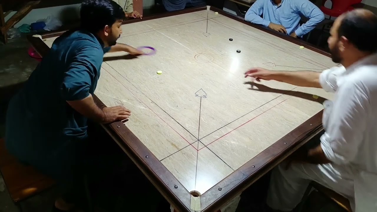 Big challenge match of carrom board😱😱