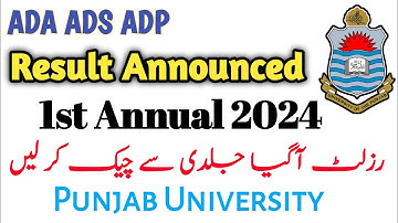 BA BSc ADP Result 2024 Punjab University | ADS ADA Result | Check Now!