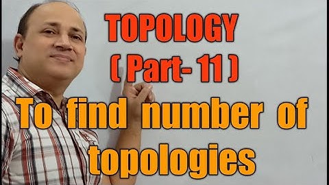 to find number of topologies  topology Msc maths in hindi by Hariom dubey Hd sir