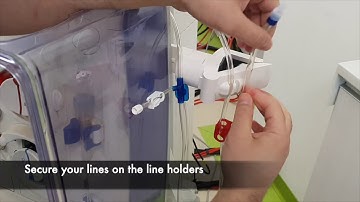 HOW TO LINE and PRIME A FRESENIUS 5008 DIALYSIS MACHINE - SEHA KIDNEY CARE