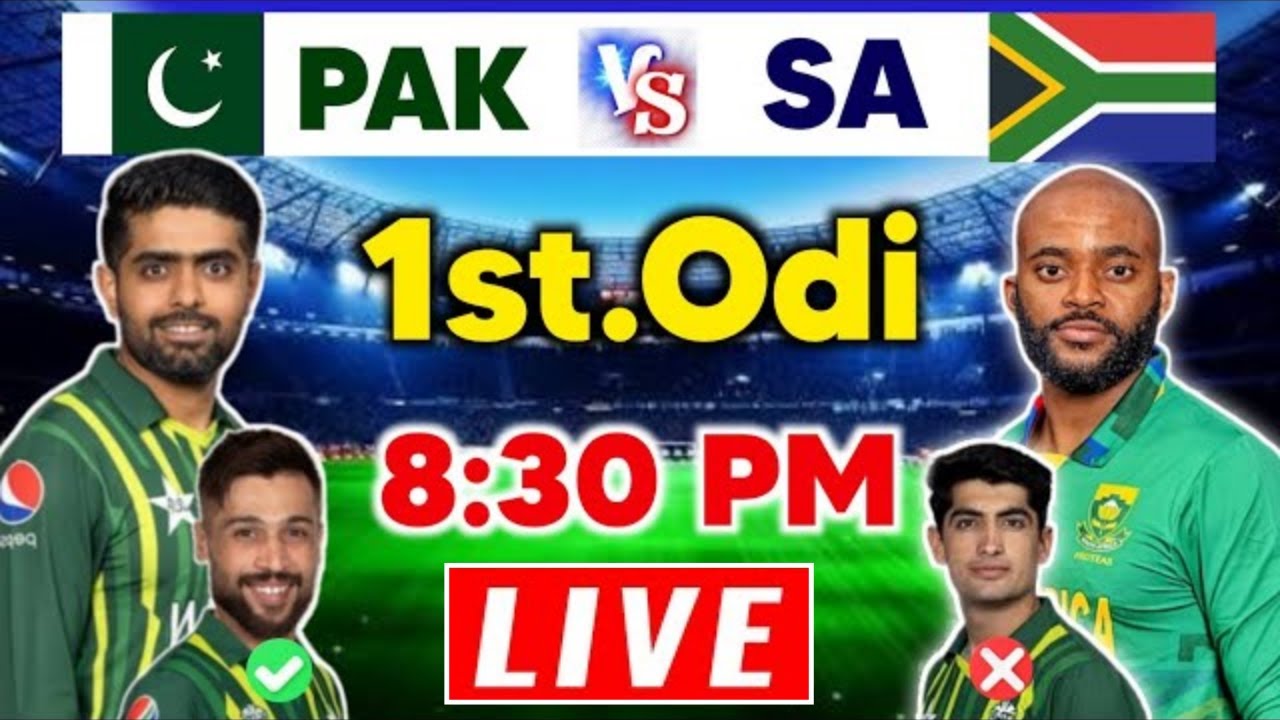 Pakistan Vs South Africa 1st Odi Match 2024 | Pak Vs Sa 1st Odi 2024 ...