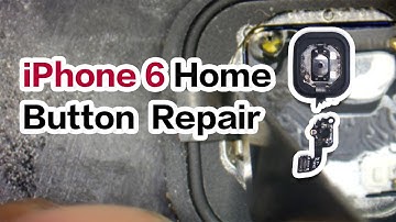 How to Fix Damaged iPhone 6 Home Button | Microsoldering Repair Lesson