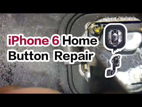 How to Fix Damaged iPhone 6 Home Button  Microsoldering Repair Lesson