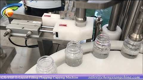 CX-YGF E liquid filling plugging capping machine for 120ml