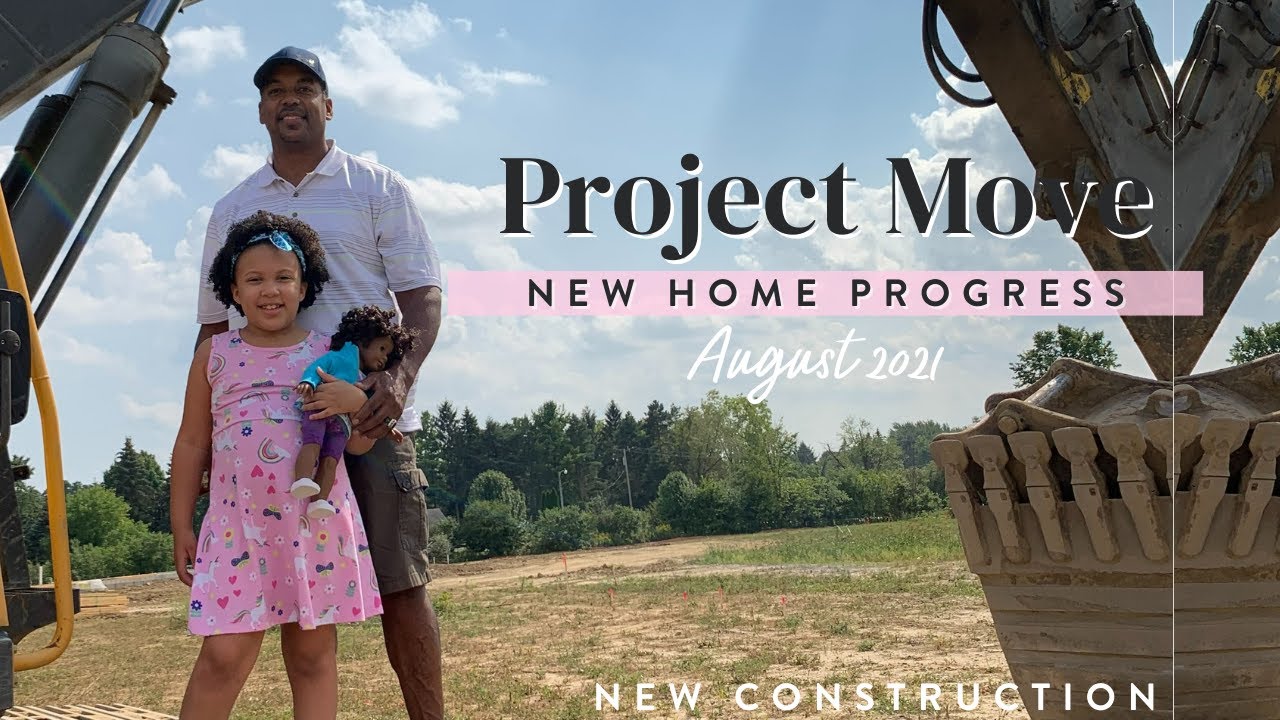 Project Move Vlog #2 | We Moved | Building a House | New Construction ...
