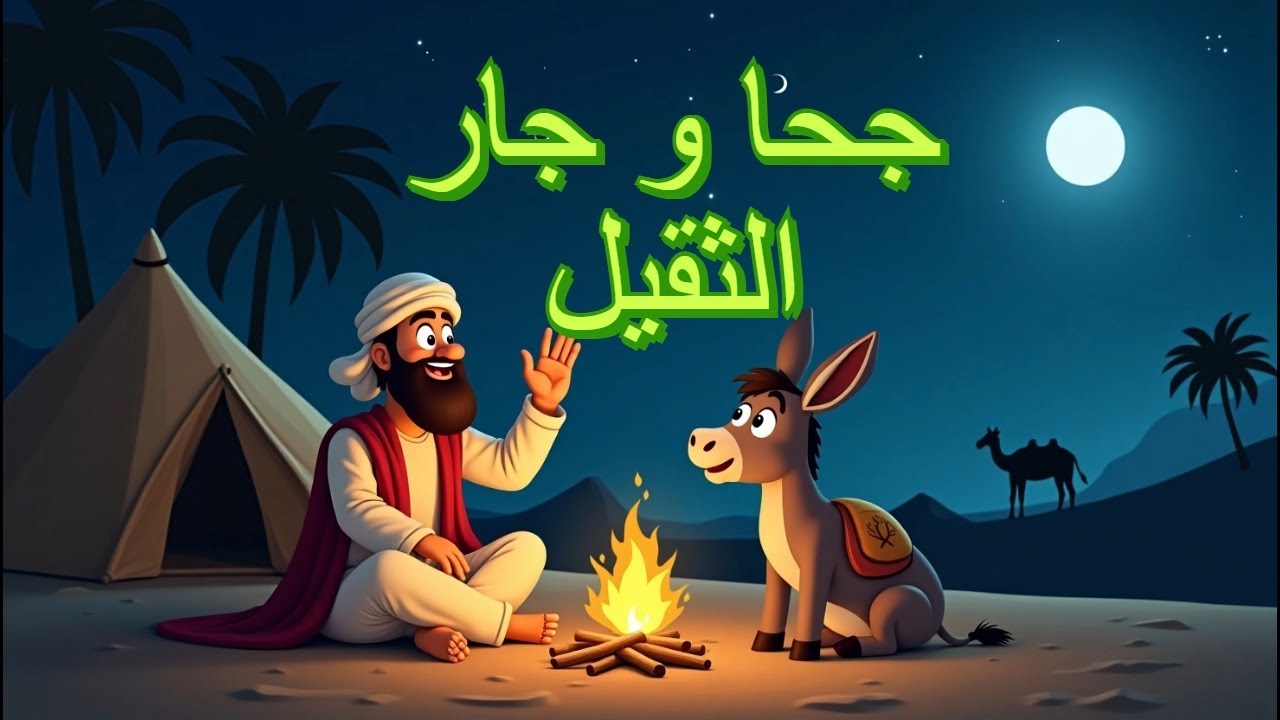 استمع لقصص جحا المضحكة قبل ما تنام 😂🌙📖