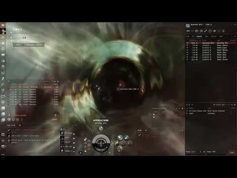 EVE ONLINE - Alpha Bob's easy way out of a wormhole (get lucky)