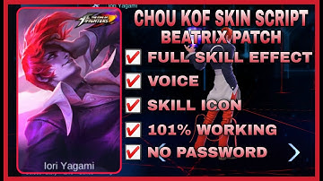 CHOU KOF SKIN SCRIPT FULL EFFECT WITH VOICE | BEATRIX PATCH | 101% WORKING NO PASSWORD