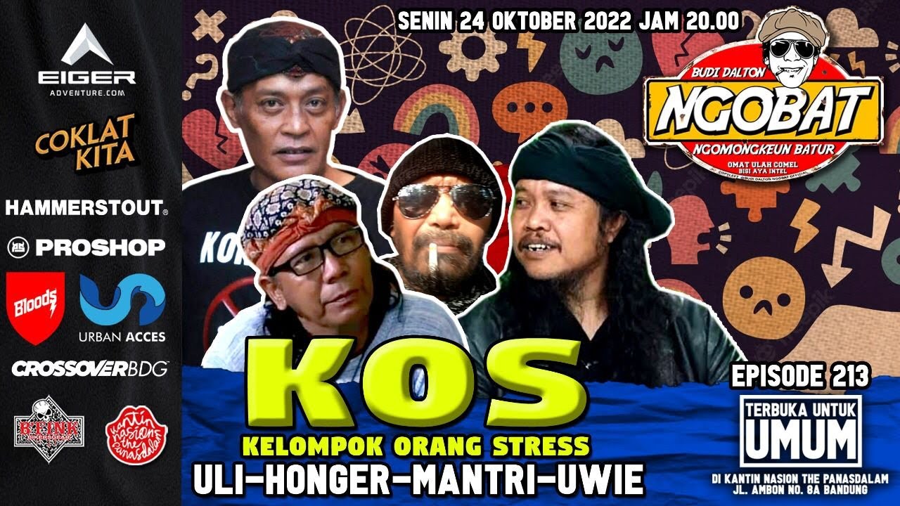 🔴 LIVE │NGOBAT 213 - NGOMONGKEUN KELOMPOK ORANG STRESS (KOS)