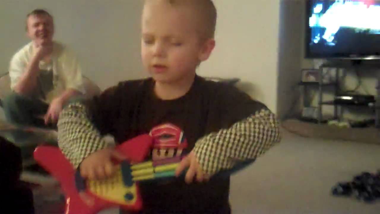 Cute kid jamming out YouTube