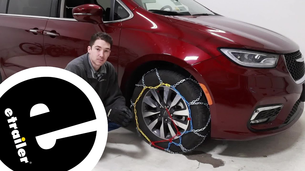 etrailer Pewag BrentaC 4X4 Snow Tire Chains Installation 2021