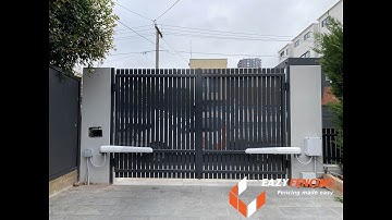 Automated Vertical Slat Gate Key Automation Ray 4024 swing gate motor