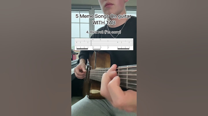 5 memes songs guitar tutorial #guitar #tutorial #memes