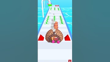 Bakery Stack Run Factory  Cake  🍩🧁🥧 X -- level 28 #shorts