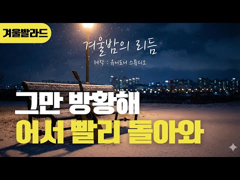 "그만 방황해, 돌아와.." 겨울에 듣는노래 , 등단 시인의 미친 필력 | 겨울밤의 리듬 | 冬夜的节奏 |  Rhythm of the Winter Night