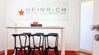 Enter the creative zone: Komm mit auf einen Streifzug durch die PR-Agentur HEINRICH Kommunikation.