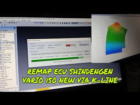Video REMAP ECU Original Honda Shindengen Via K-Line Vario... - youtube