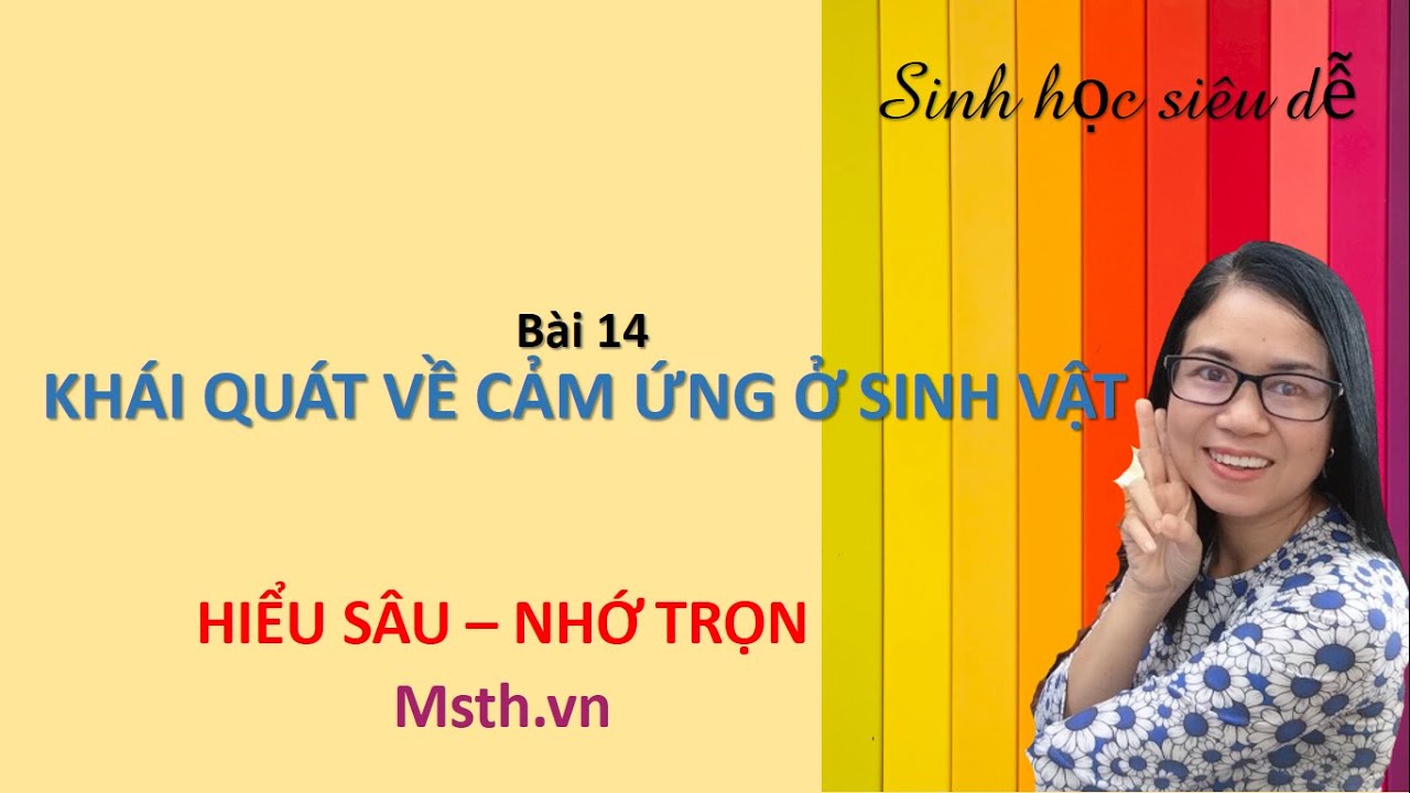 Sinh 11-Bài 14-Khái quát về cảm ứng ở sinh vật
