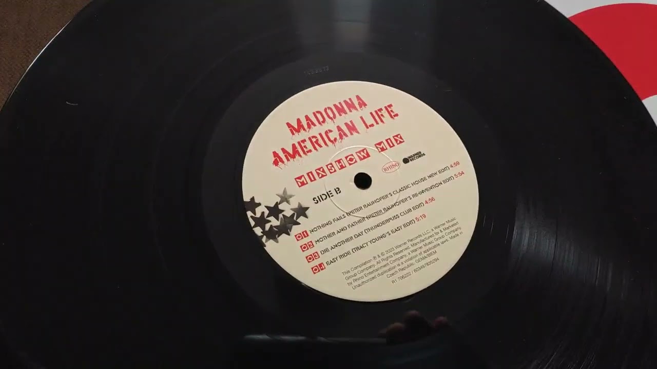 Madonna American Life Mixshow Mix RSD 2023 Vinyl Unboxing - YouTube