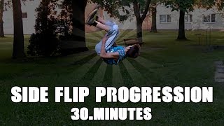 My SIDE FLIP Progression (30 min.)