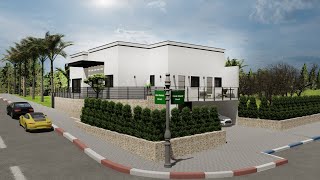 הפקת סרטון הדמית חוץ (4K) ברמת גימור פוטוריאליסטית לצמוד קרקע דו מפלסי בחצור הגלילית